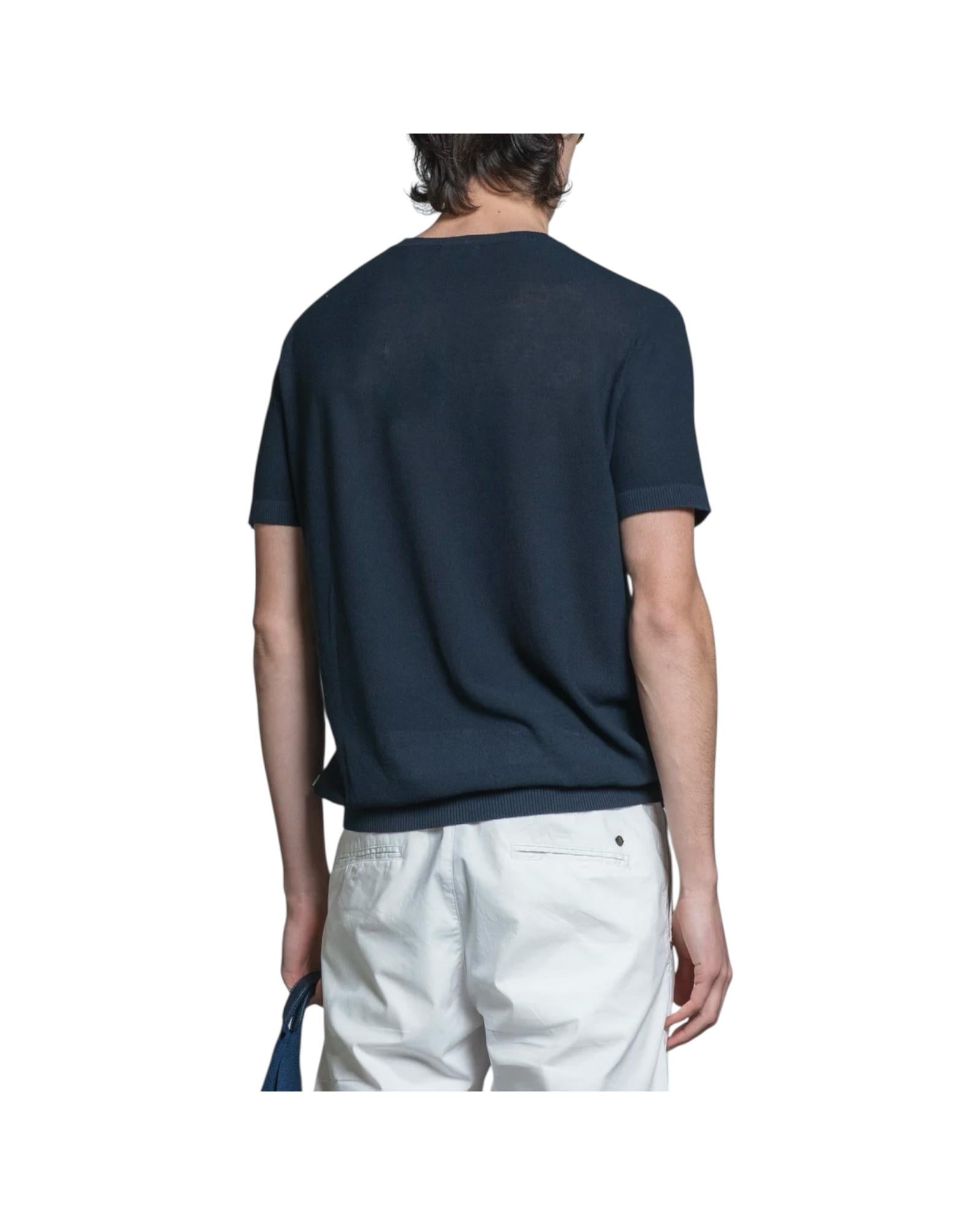 Maglia in cotone leggero Dark Navy JARED CTNC01 IMPURE