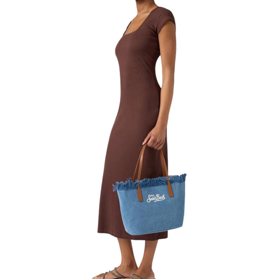 Borsa City Regular in tessuto denim CBF0001 00436L MC2 SAINT BARTH 