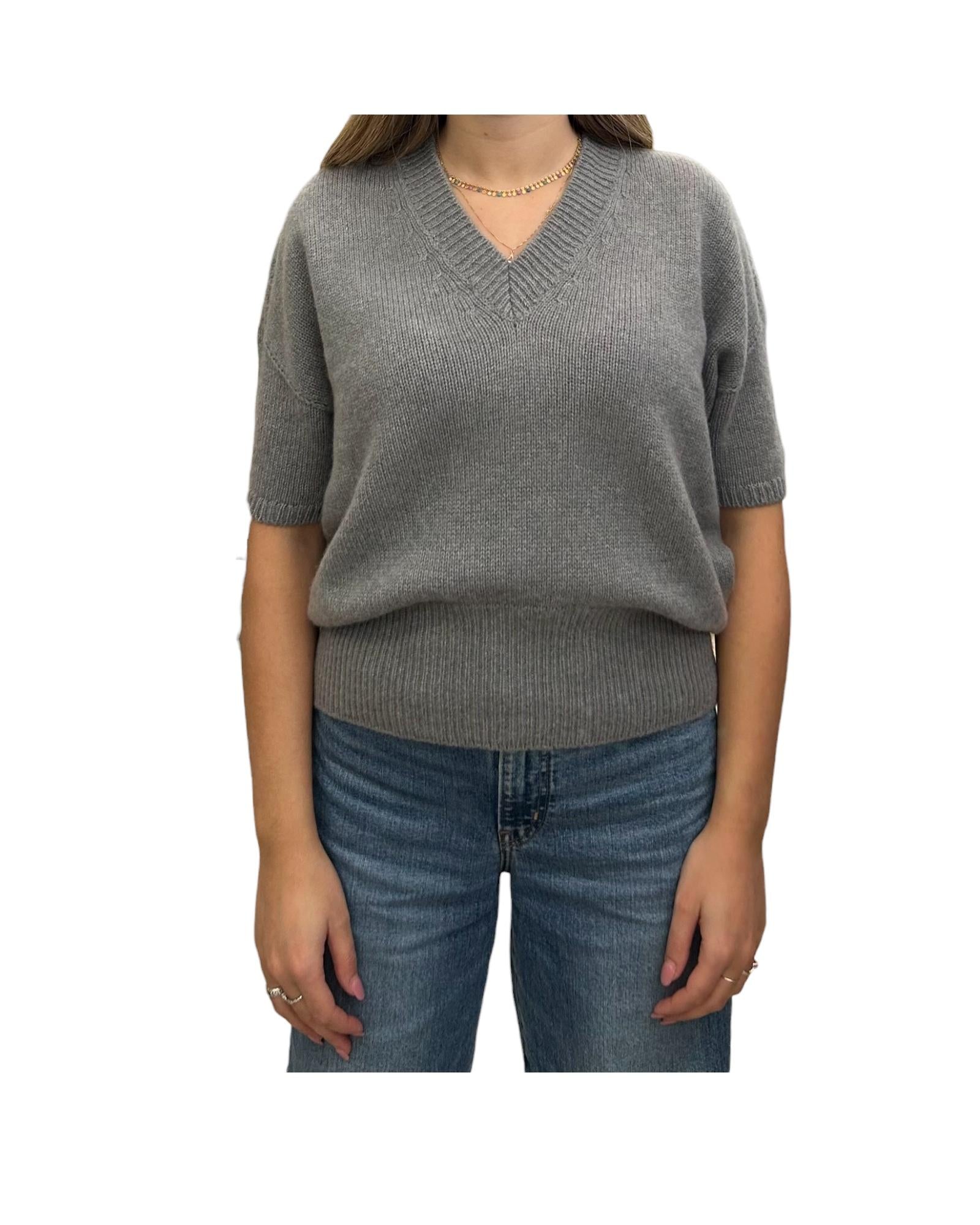 Gilet in cashmere Grigio 85885 114 RETOIS