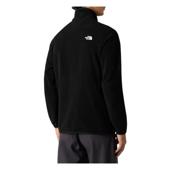 Pile Glacier con cerniera integrale uomo Black NF0A8D0R BLACK THE NORTH FACE 