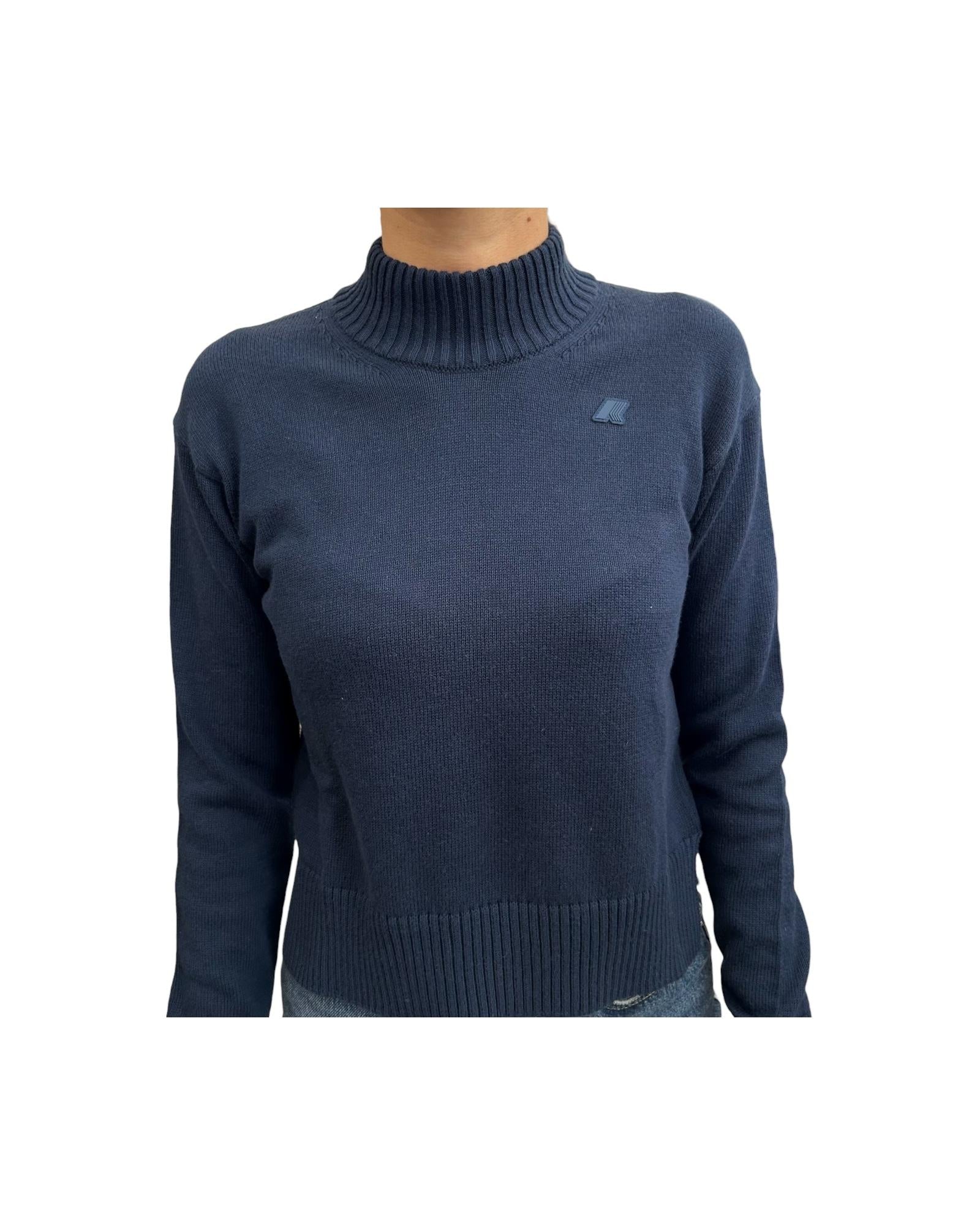 Maglione Agata Cotton Cashmere Blue dress K81341W B29 K-way 