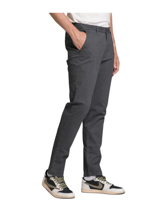 Pantalone in twill stretch Castel rock BRYAN TWSC02 IMPURE 