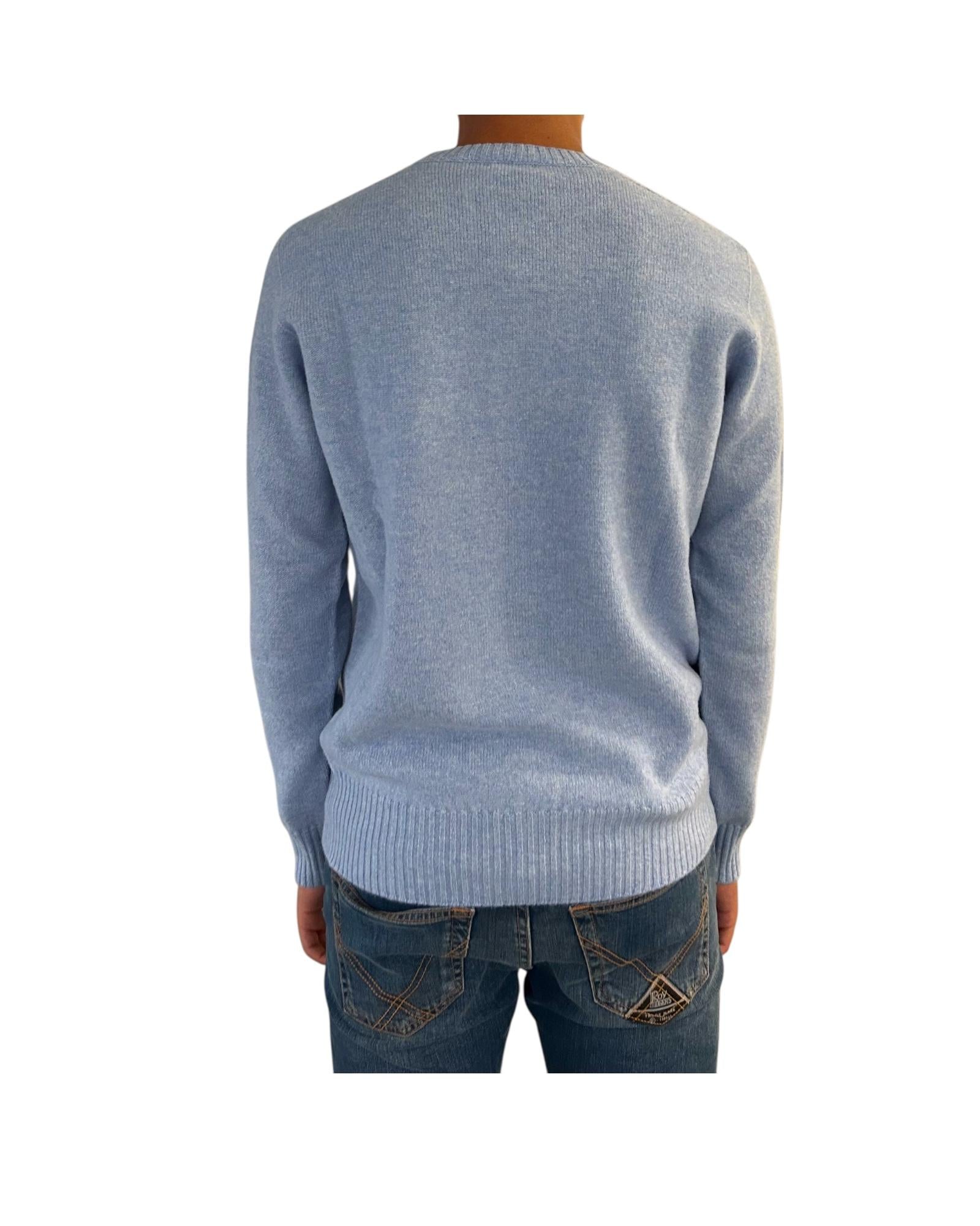 Maglione girocollo in lana merino Cielo 12580 105 RETOIS