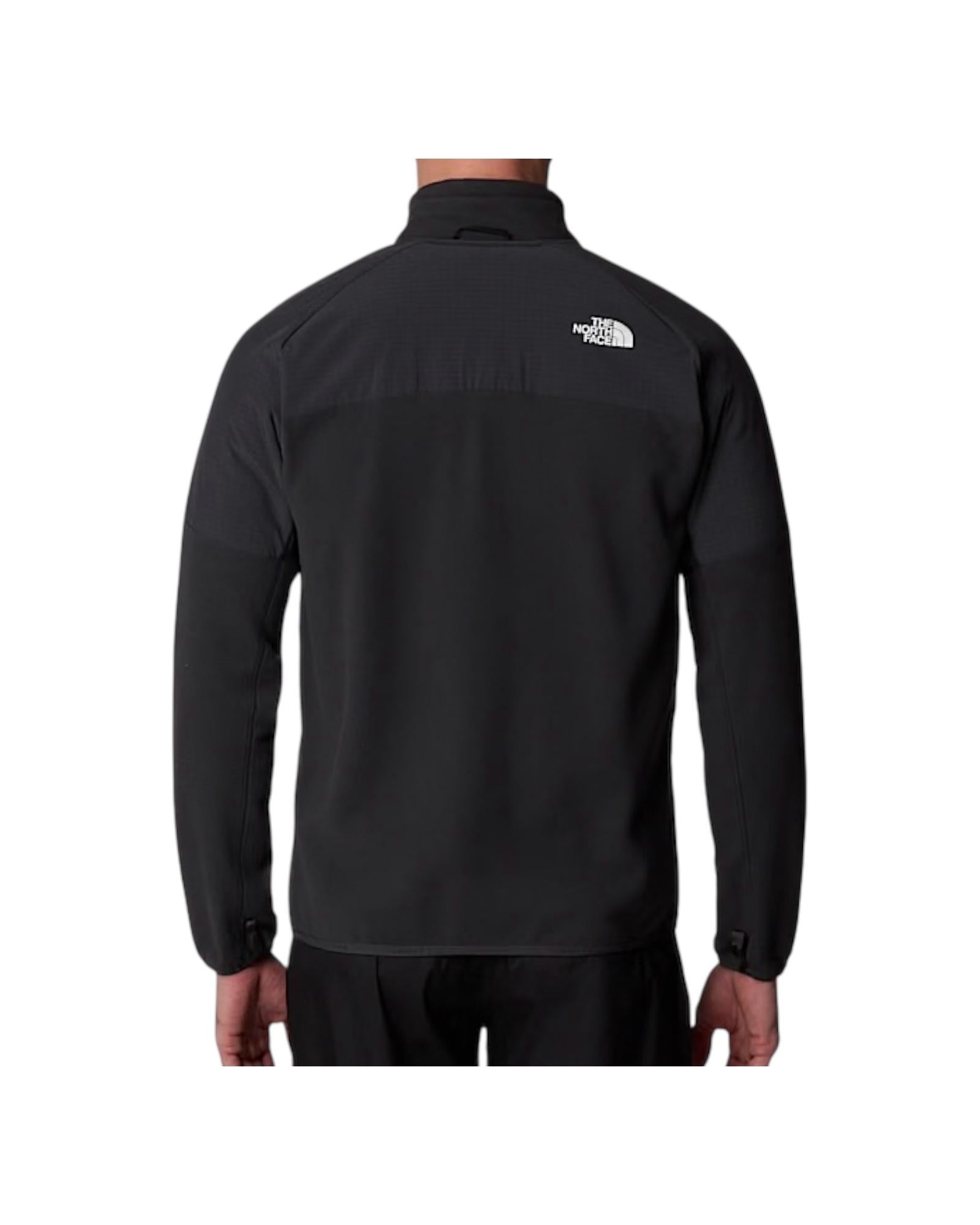 Pile pesante con cerniera integrale Glacier Grigio NF0A89JG ASPHG/ASPG THE NORTH FACE