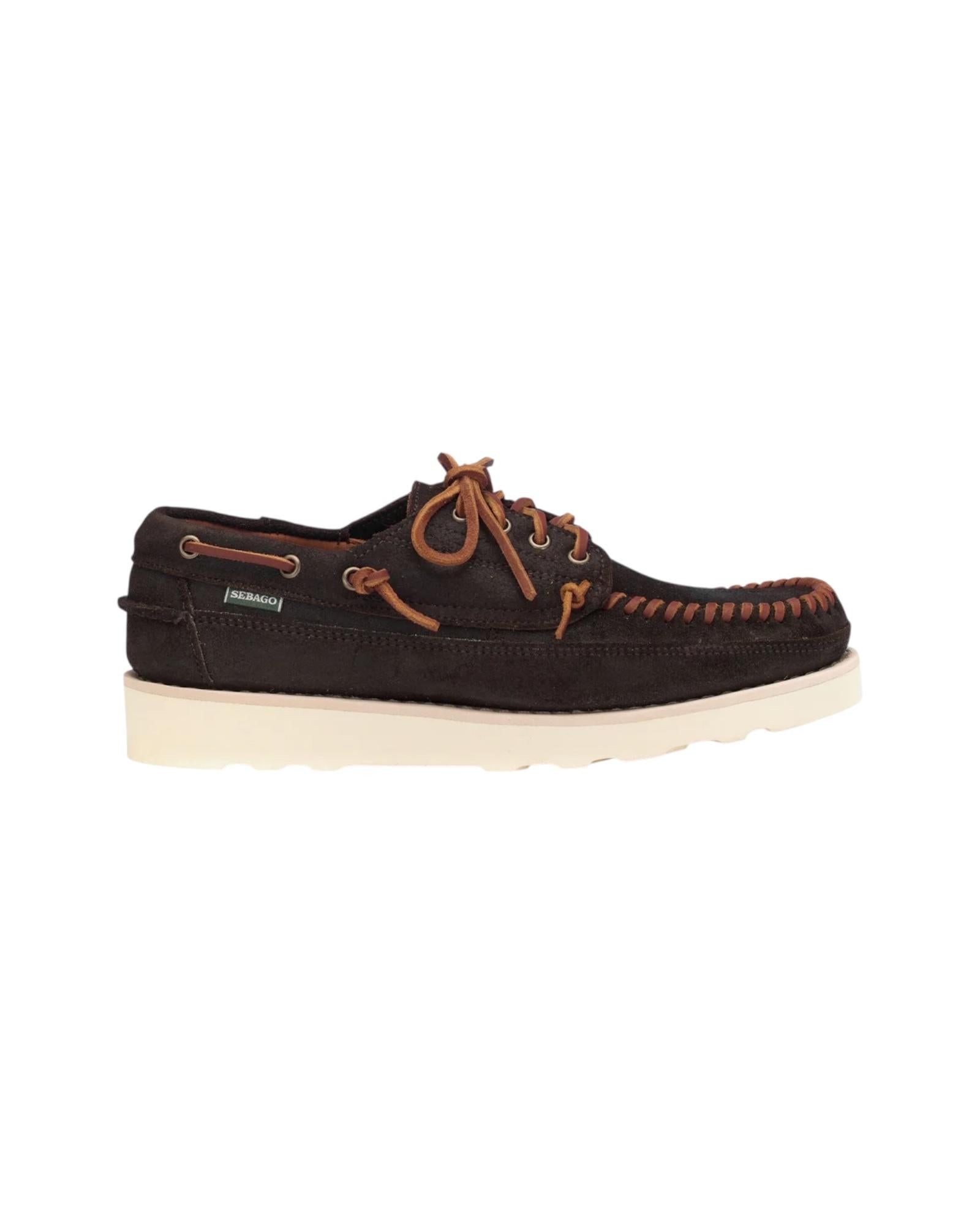 Mocassini Keuka Oil Dark Brown Uomo 76116GW 901 Sebago 