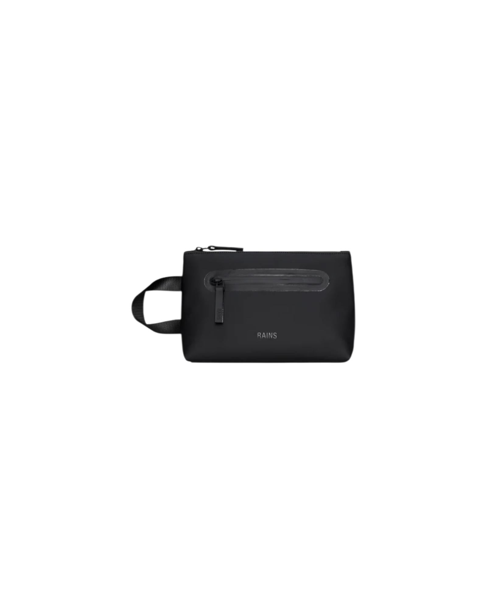 2 Zip Cosmetic Bag Black RA16250 BLA RAINS