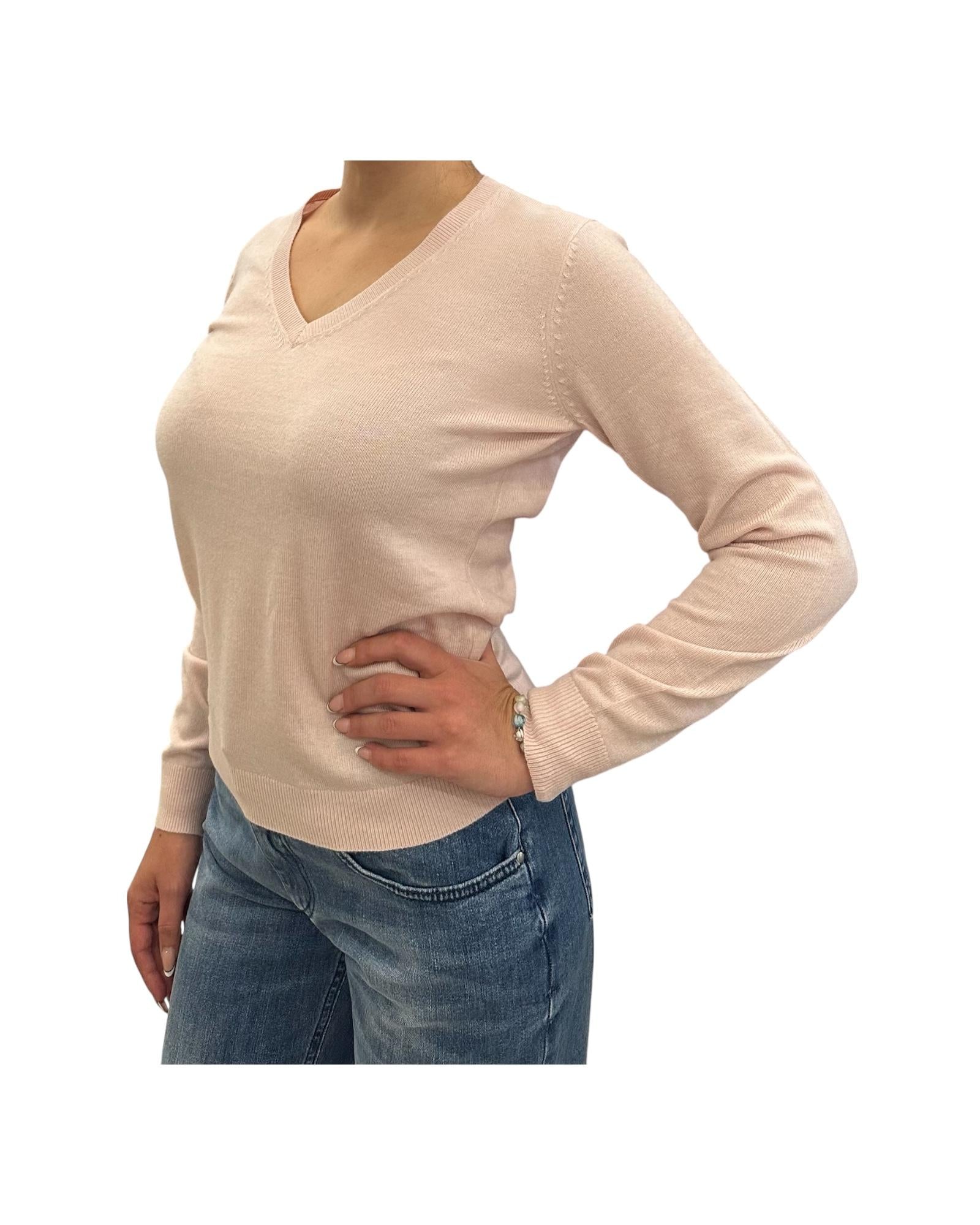 Maglione scollo a V Malva 97621 055 CAVALIERI MILANO 