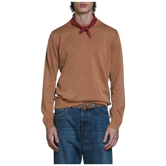 Maglione Acid wash Dark ocra LORIS CTNC204 IMPURE 