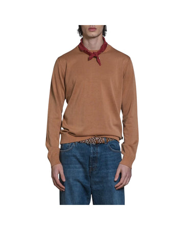 Maglione Acid wash Dark ocra LORIS CTNC204 IMPURE 