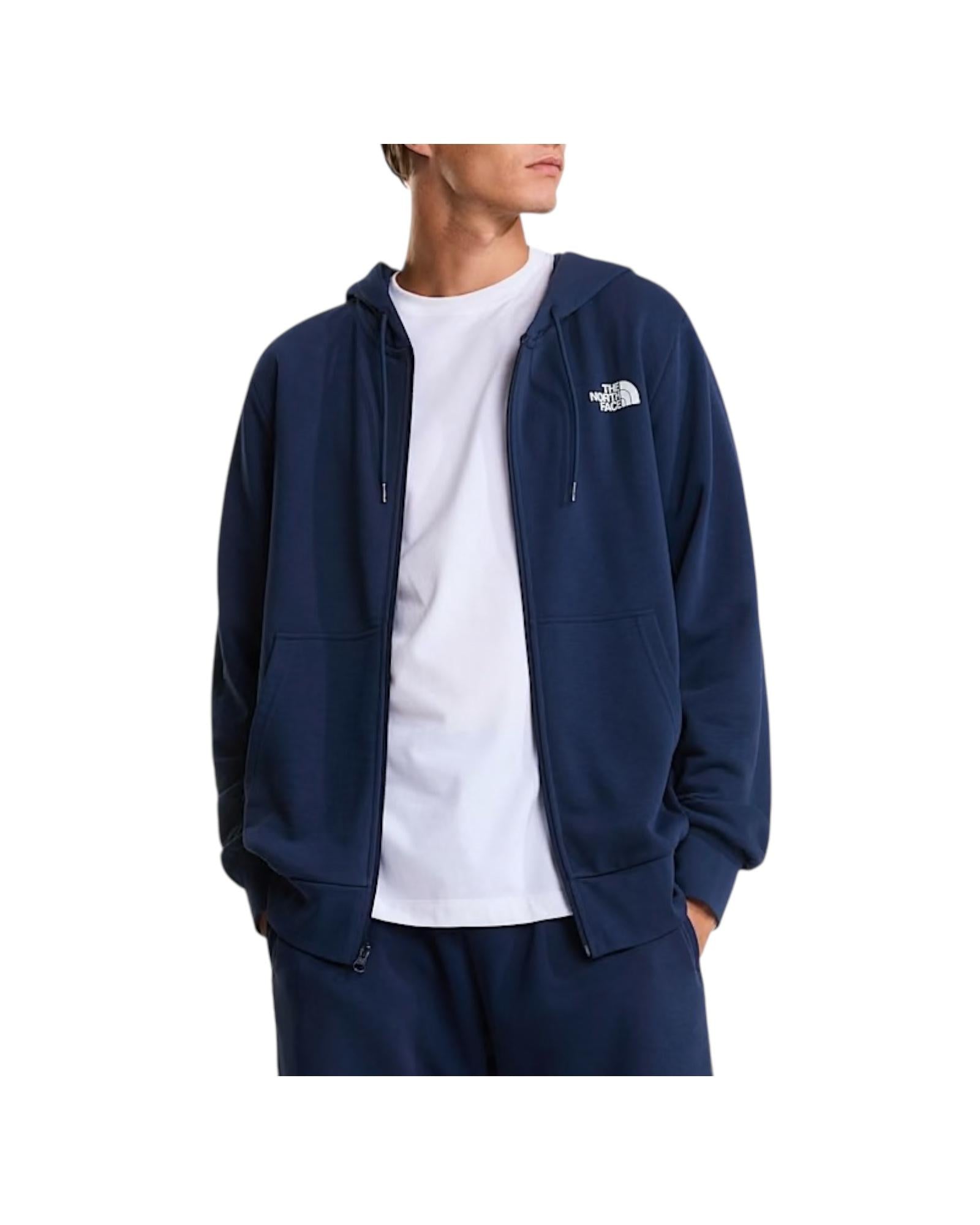 Felpa con cappuccio Simple Dome Navy M SD LIGHT REG NAVY THE NORTH FACE 