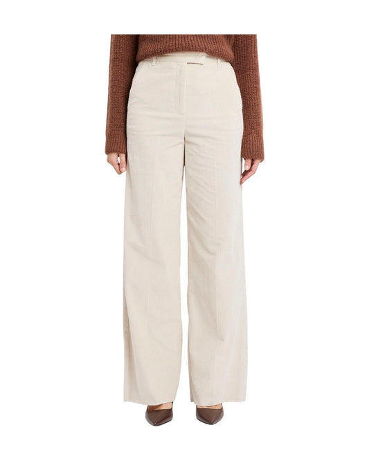 Pantalone in velluto Panna SUSINA 001 MARELLA 