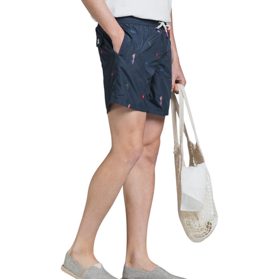 Costume con stampa all over RIOALOHAPLY NAVY IMPURE 