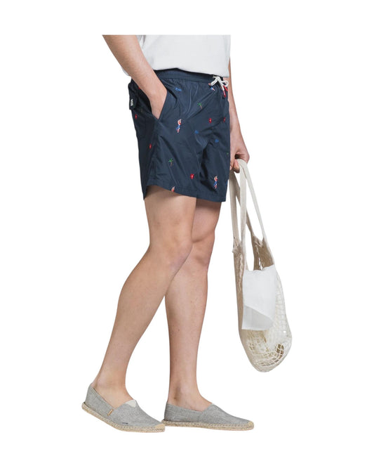 Costume con stampa all over RIOALOHAPLY NAVY IMPURE 