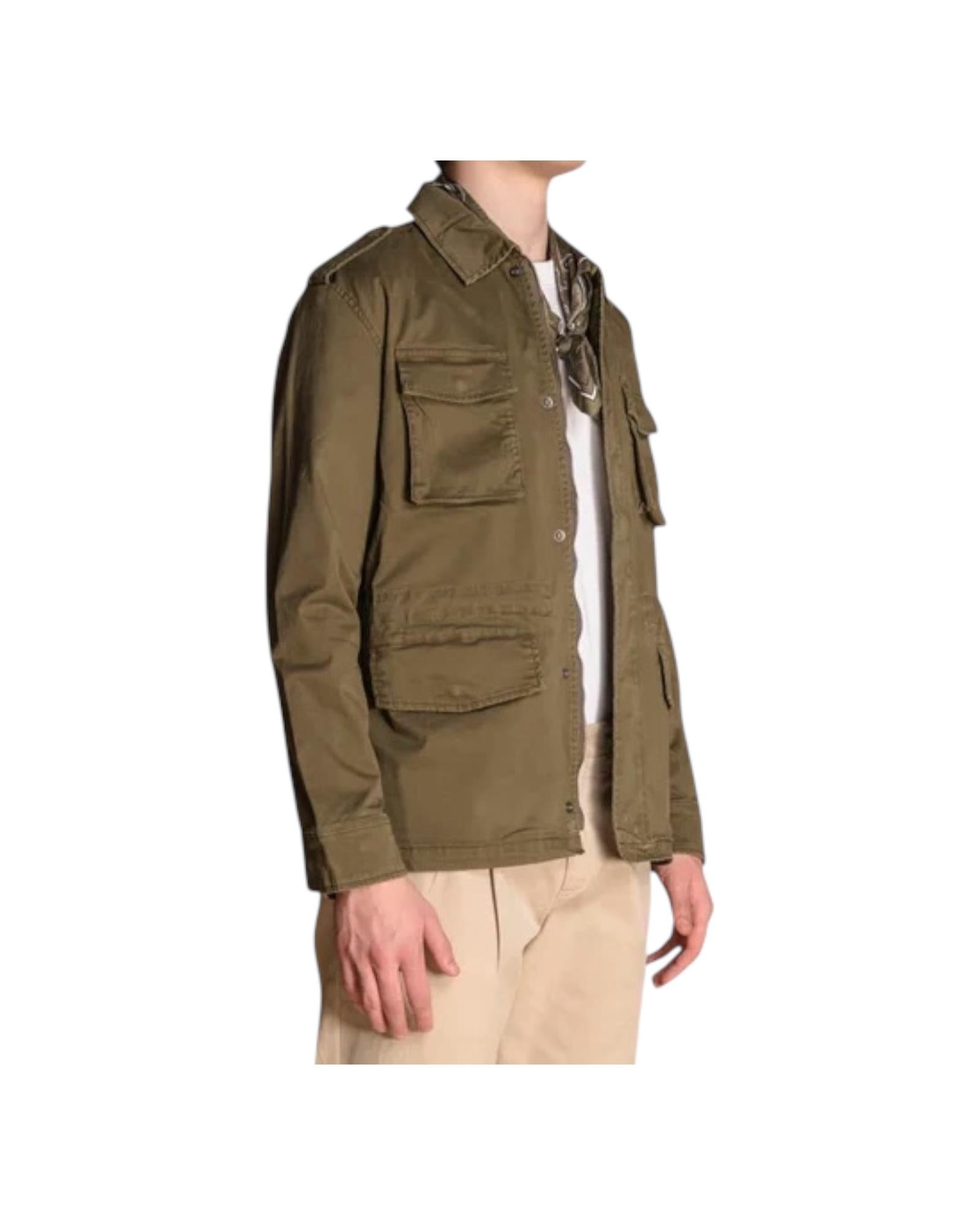 Sahariana Fisher military green.