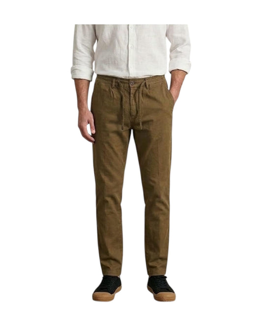 Pantalone Bristol misto lino Jungle 019 BRISTOL MISTO LINO OLD JUNGLE MODFITTERS 