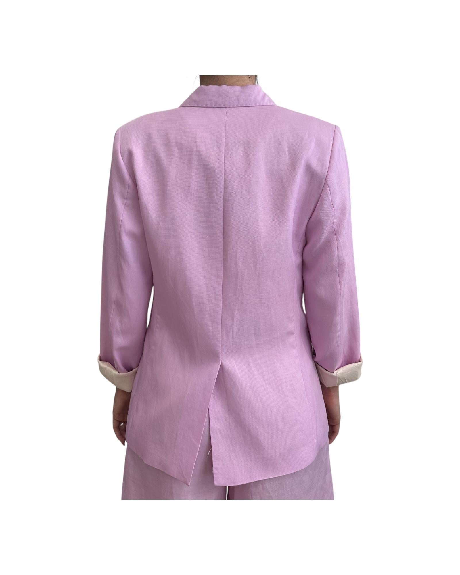 Blazer Doppio Petto Pink SI95 0004 Since're Paris 