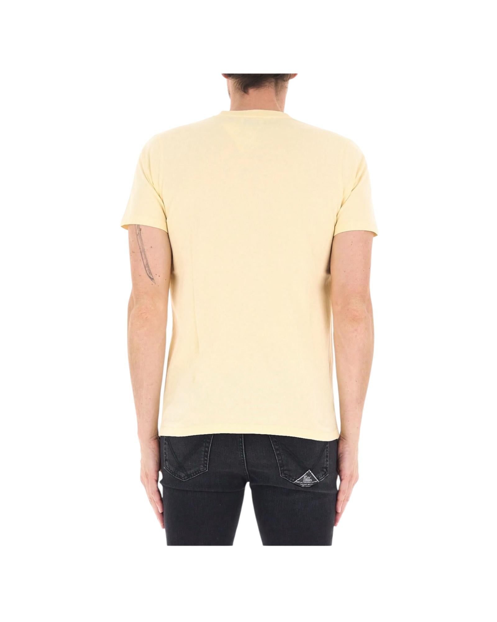 T-Shirt pocket in jersey Light yellow RRU634CA160111 C0162 ROY ROGER'S 