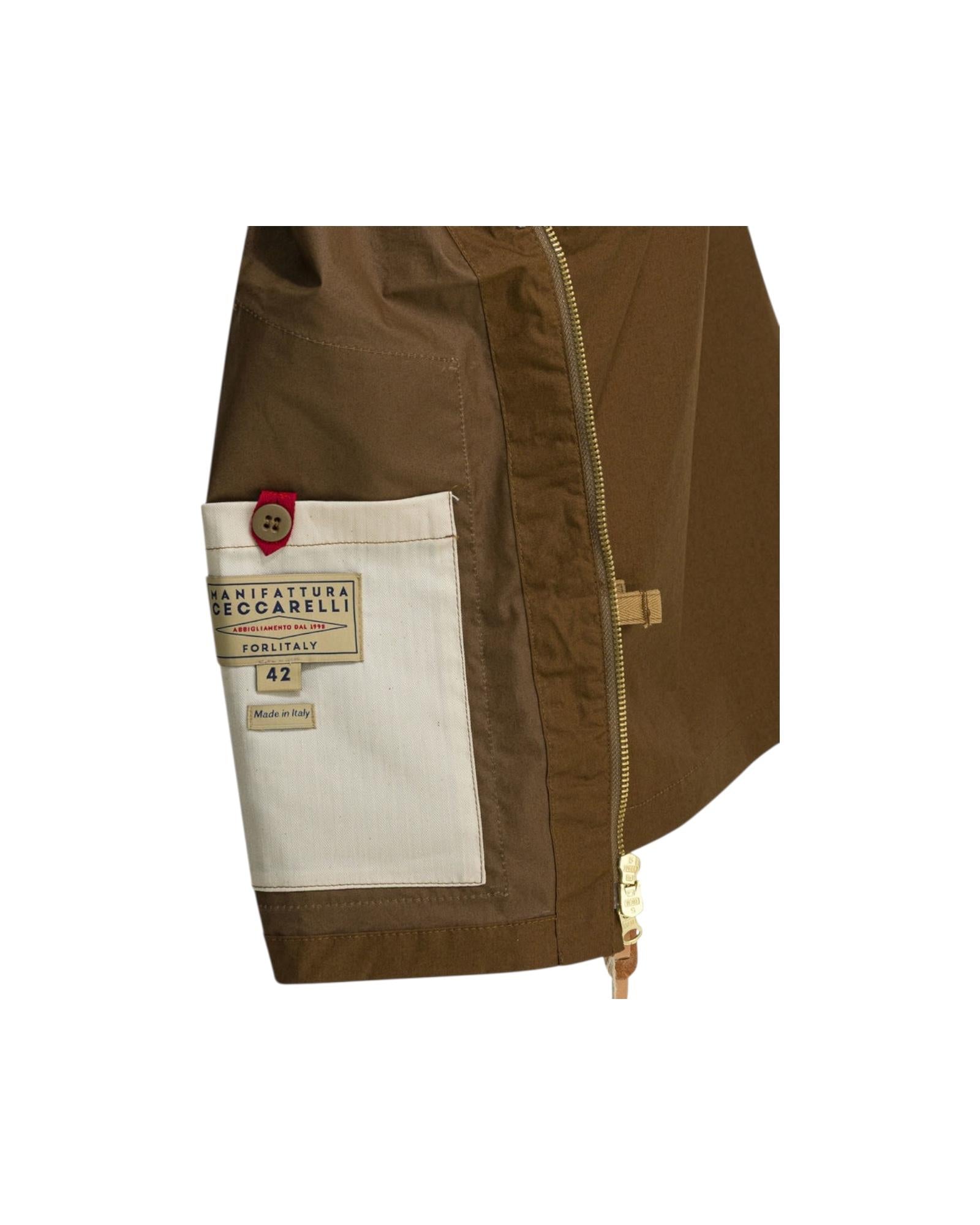New travel vest Dark tan 6913CE DARK TAN MANIFATTURA CECCARELLI 