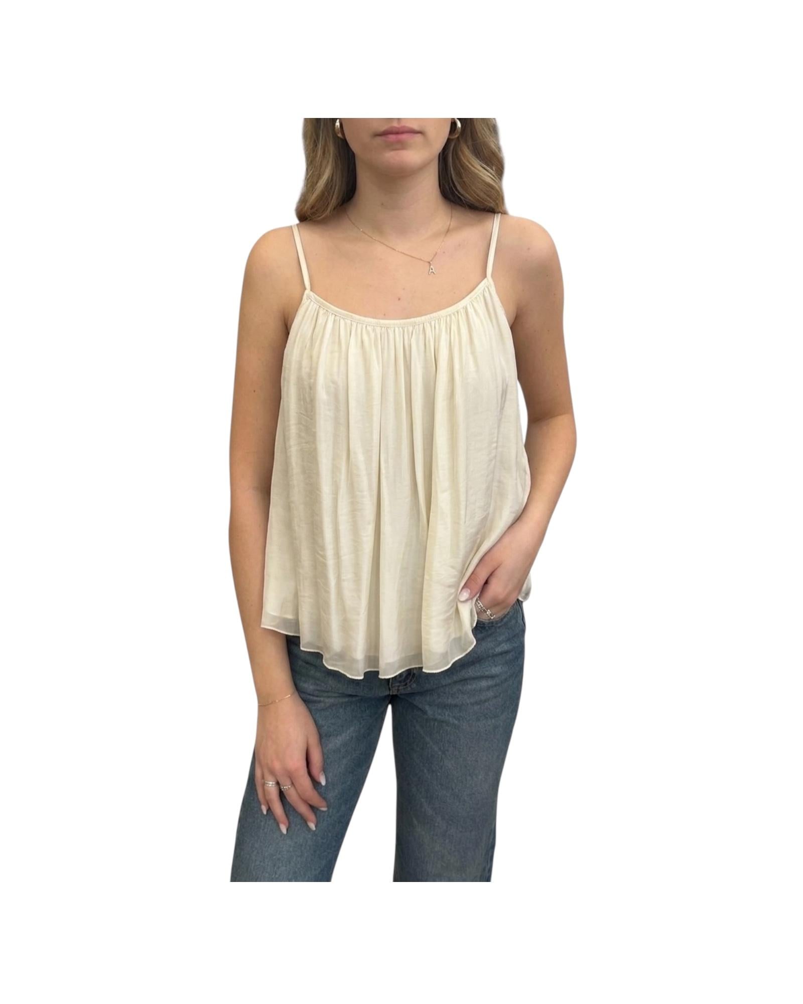 Top in viscosa e seta Antique RFF Q007 352 HAVEONE 