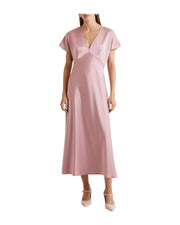 Abito in satin Rosa