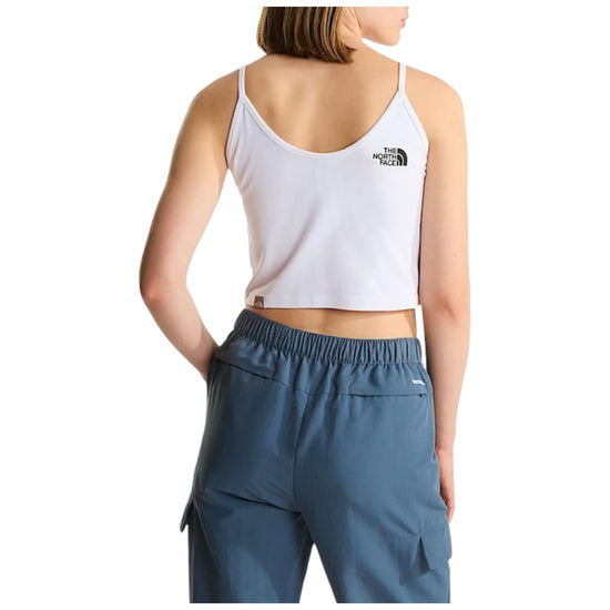 Canotta corta in vita White SLIM THANK WHITE THE NORTH FACE 