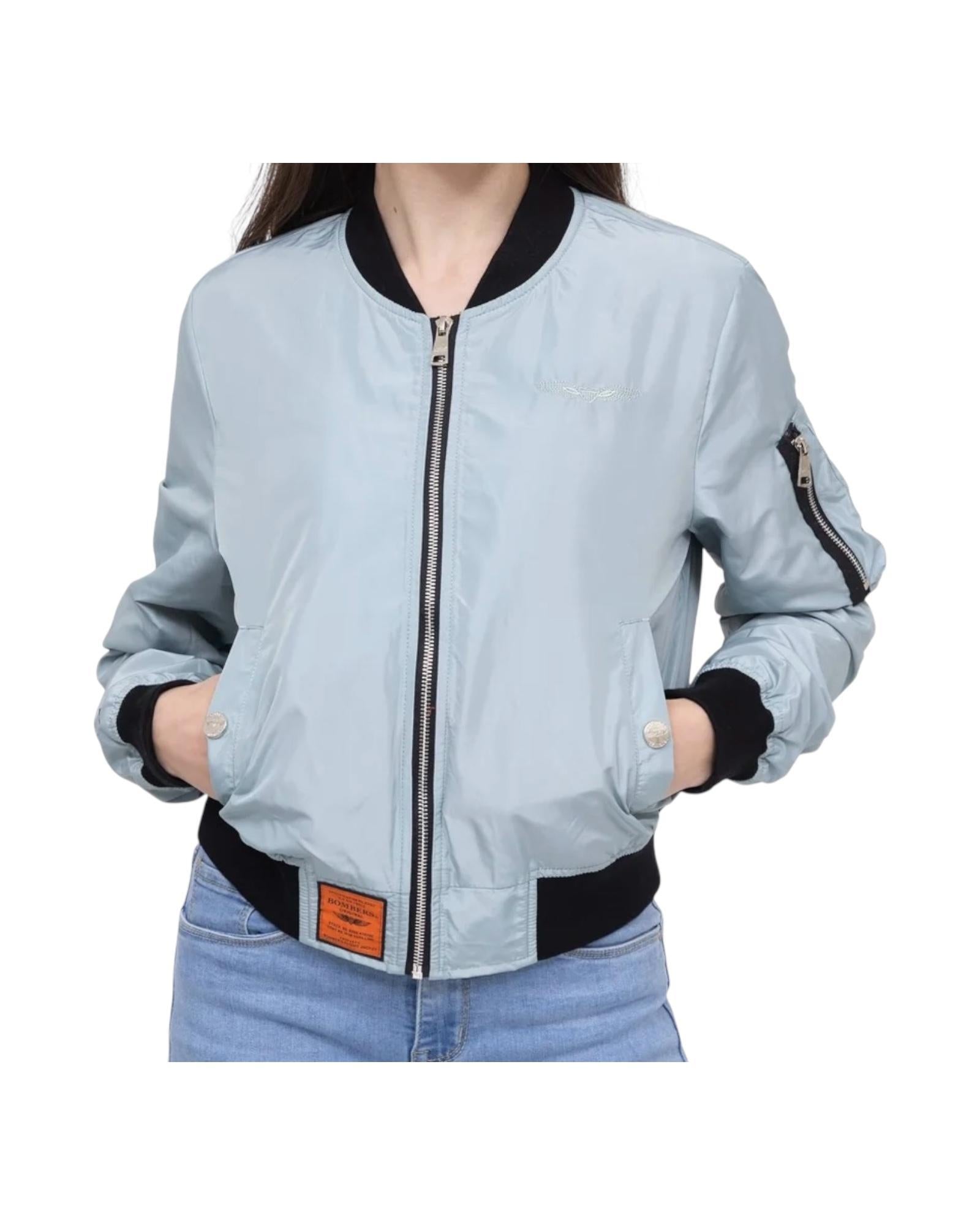 Bomber Jacket Blue Grey