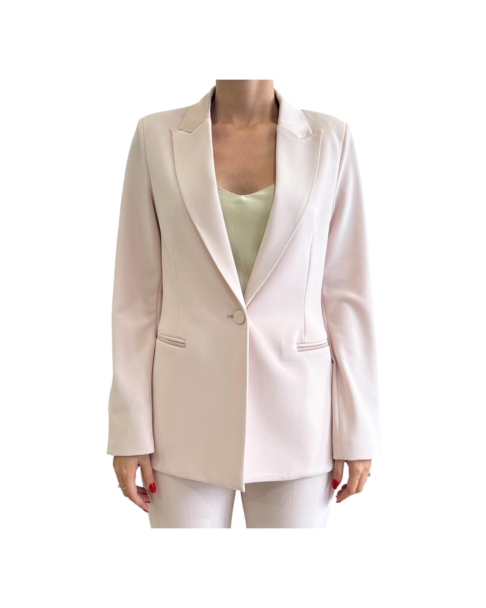 Blazer Rosa Dettagli Raso TD0237 ROSA VICOLO