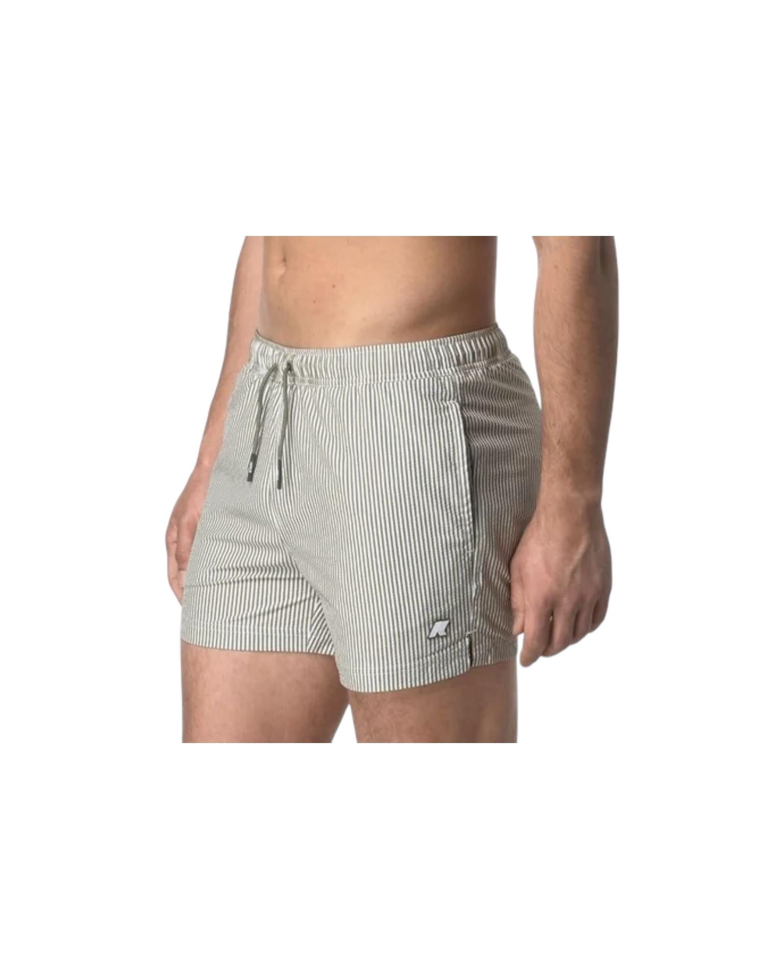 Costume a righe White-green lichen K8141KW AZX K-WAY 