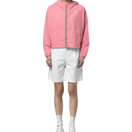 Giacca corta Over Pink Geranium K6141NW Q28 K-WAY 
