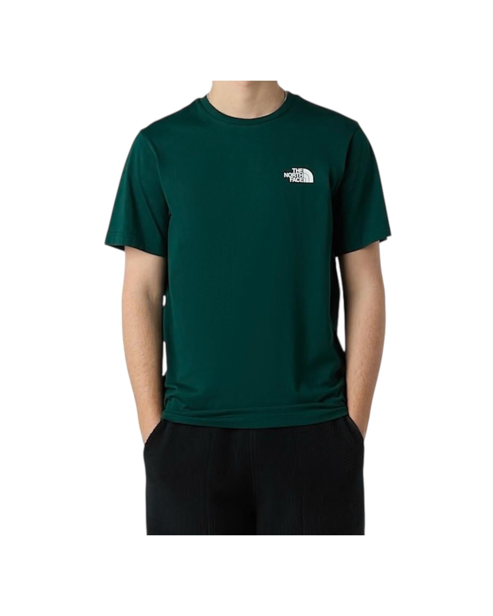 T-shirt Simple Dome Hunter green NF0A87NG HUNTER GREEN THE NORTH FACE