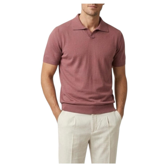 Polo senza bottoni Wine M5425 WINE +39MAsq 