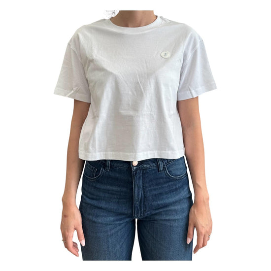 T-shirt crop Arukia bianco ARUKIA 00000 SAVE THE DUCK 