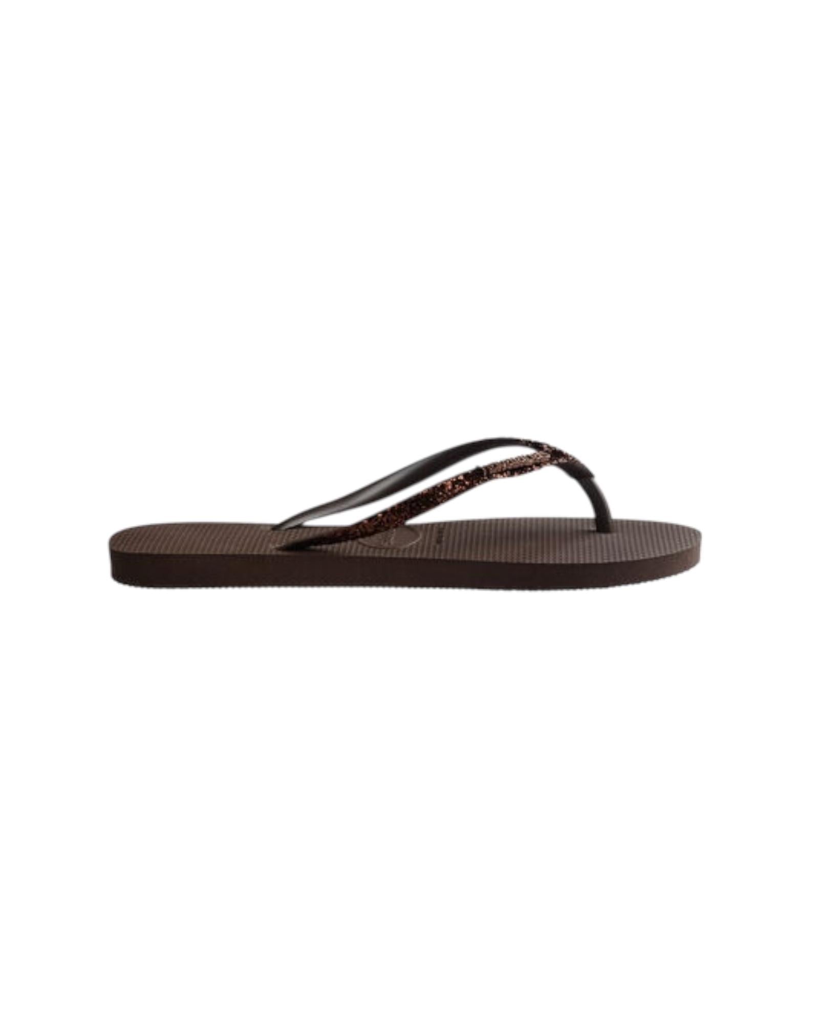 Havaianas Glitter Dark Brown 64022000 GLITTER DARK BROWN HAVAIANAS 