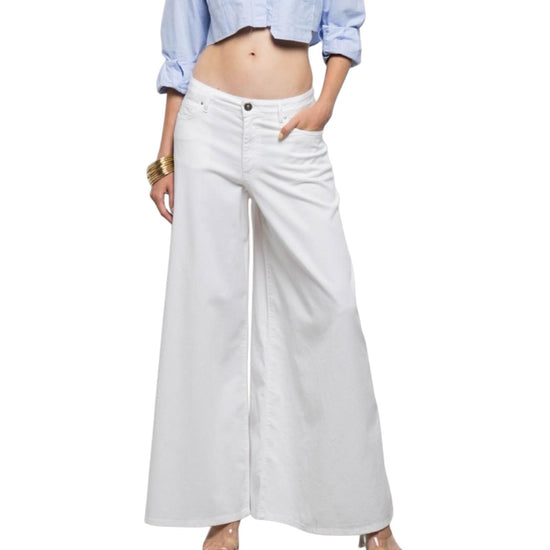 Pantagonna Gemma Denim bianco GEMMA 12 DENIM BIANCO GOD SAVE DENIM 