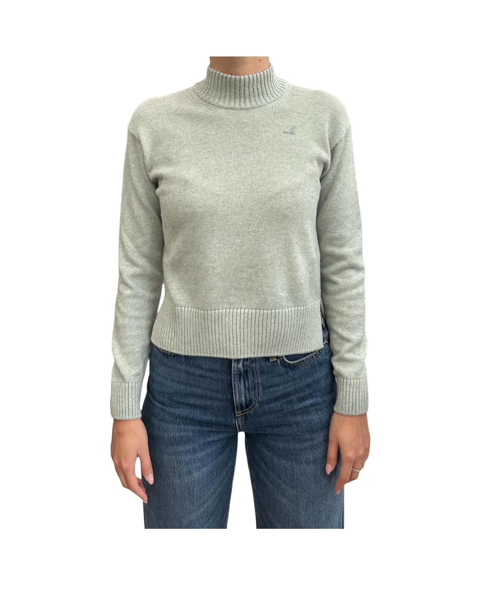 Maglione Agata Cotton Cashmere Grey Melange K81341W KA4 K-way 