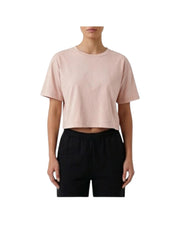 T-Shirt crop Cipria