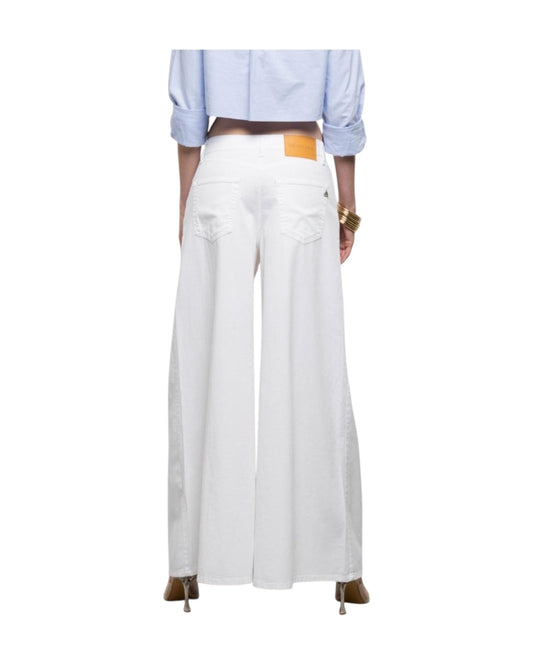 Pantagonna Gemma Denim bianco GEMMA 12 DENIM BIANCO GOD SAVE DENIM 