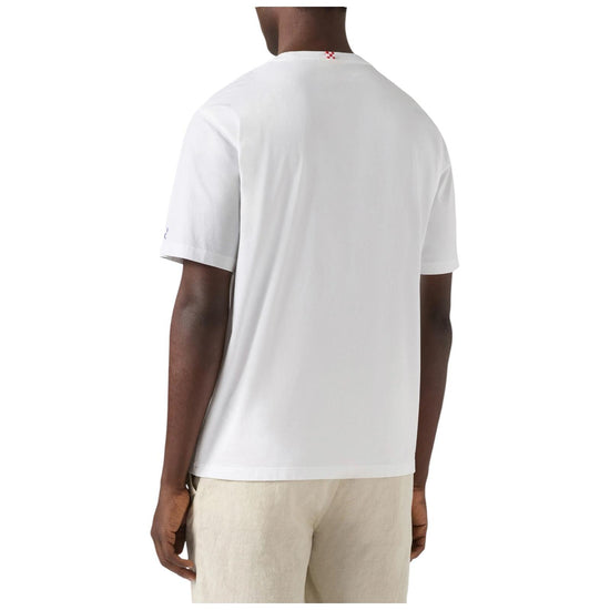 T-shirt con ricamo King of the Grill POT0001 04334L MC2 SAINT BARTH 