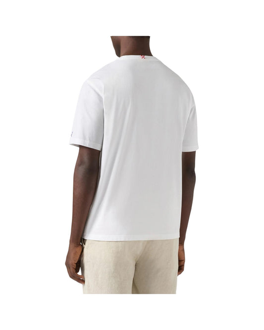 T-shirt con ricamo King of the Grill POT0001 04334L MC2 SAINT BARTH 