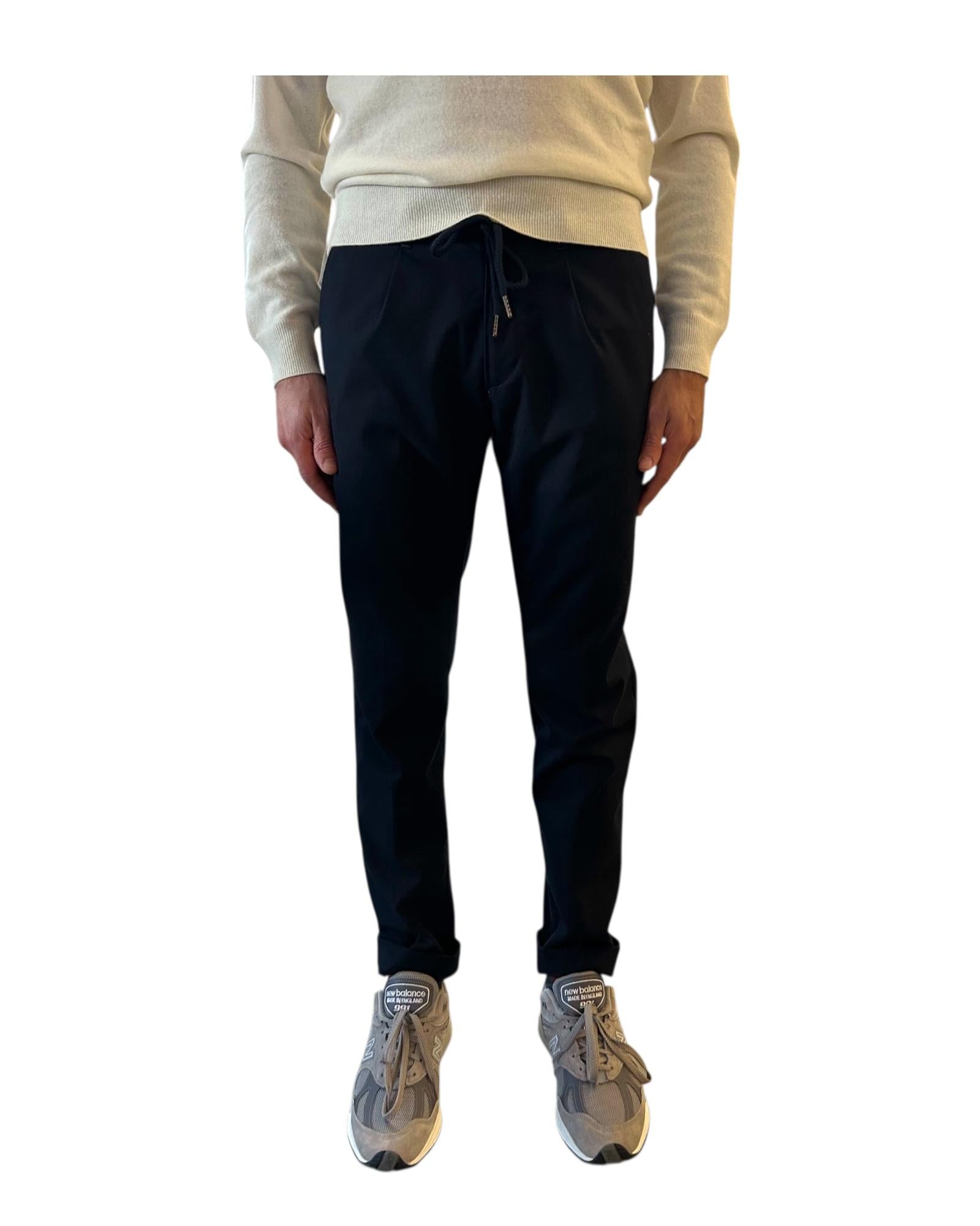 Pantalaccio in flanella Dark navy 049 BRISTOL FLANELLA DARK NAVY MODFITTERS 