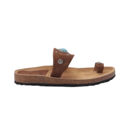 Sandalo brahma Suede Castagna BRAMMA SUEDE CASTAGNA TAJI 