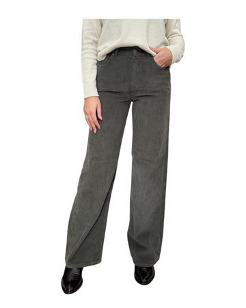Pantalone Selene Palazzo in velluto Militare SELENE 10 MILITARE God save denim 