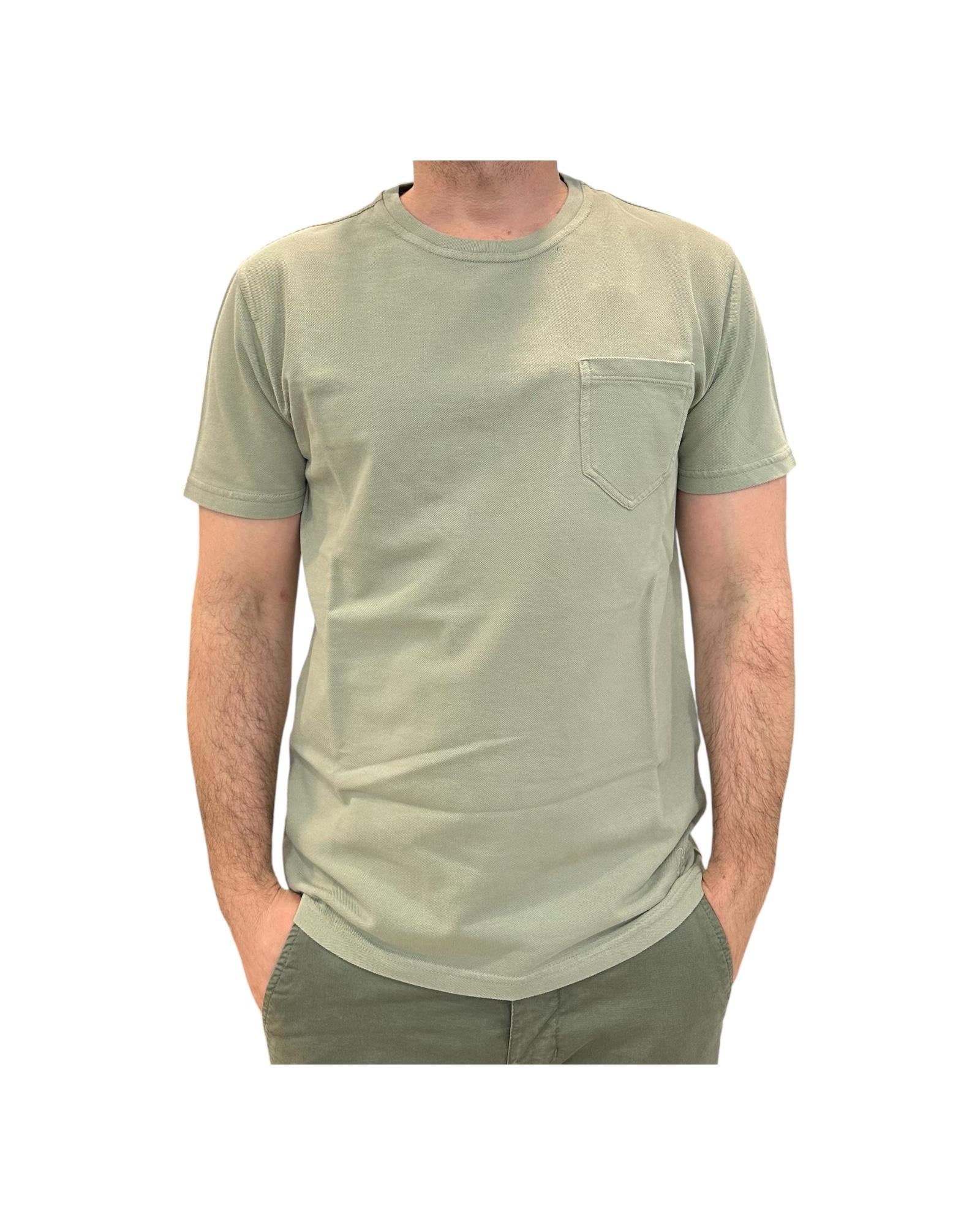 T-shirt Uomo Orchard Piquet, sage. 1003 SAGE BL'KER