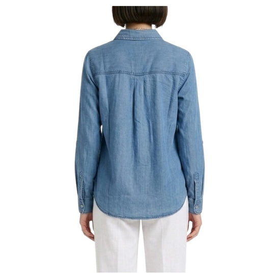 Camicia in chambray Blue ABBIE CMBC49 IMPURE 