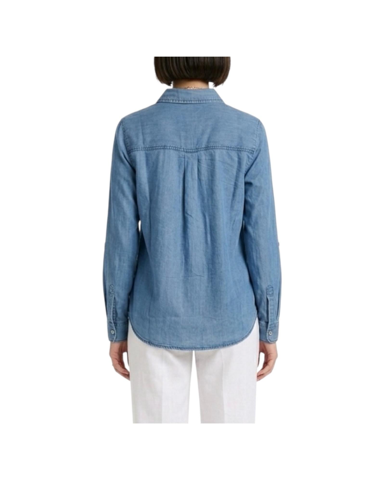 Camicia in chambray Blue ABBIE CMBC49 IMPURE 