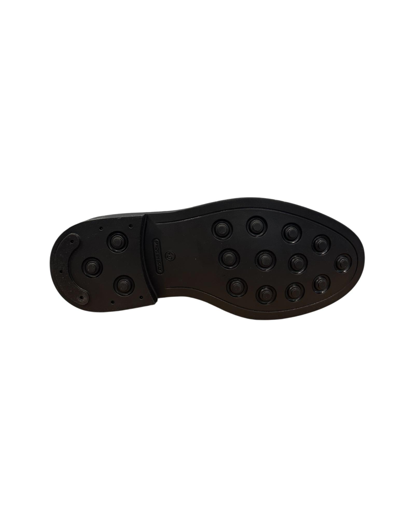 Mocassino uomo vera pelle Nero 100 ABRASIVATO NERO Antico calzaturificio artigiano 