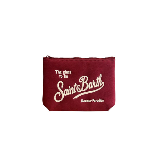 Pochette Aline in canvas Prugna ALI0047 01340L MC2 SAINT BARTH 