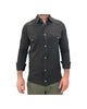 El Paso Piquet Men's Western Shirt, faded black.