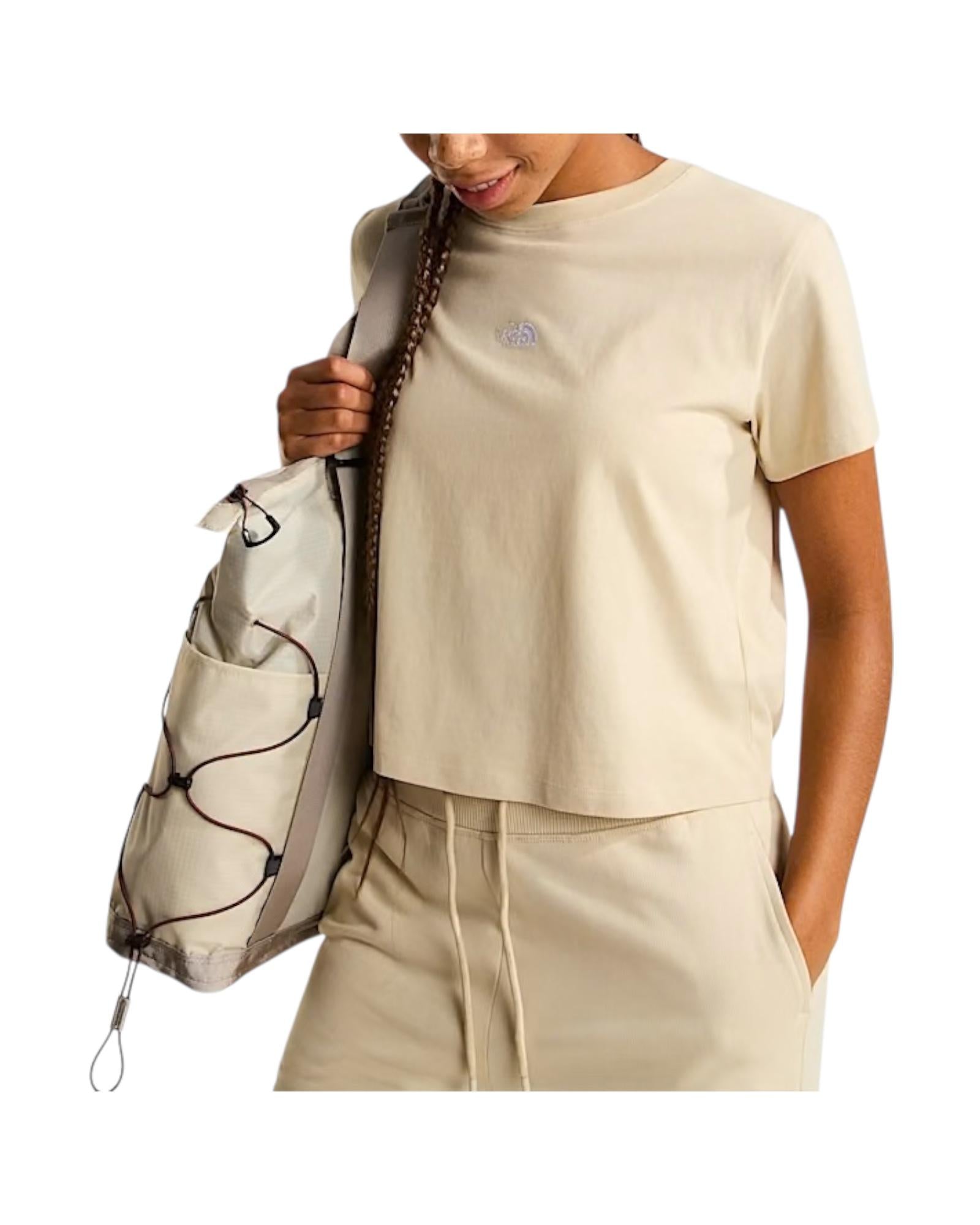 T-shirt Essential regular cutie Desert stone W ESS REGULAR SS CUTIE DESERT STONE THE NORTH FACE 