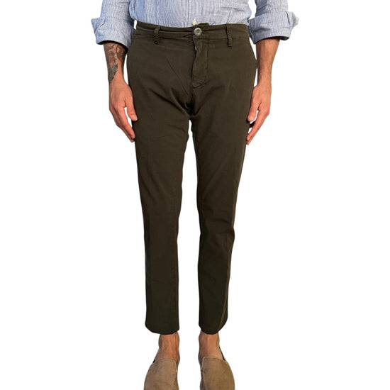 Pantalone Soho Popeline Army 002 SOHO POPELINE ARMY MODFITTERS 